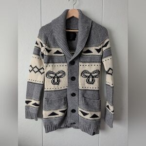 TNA 100% Lambswool Button Up - Sea To Sky Sweater